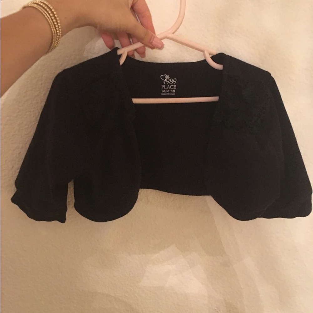 Children’s Place Black Mini Cardigan